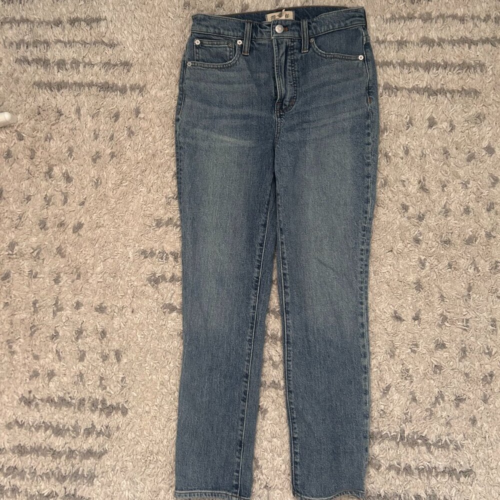 Madewell perfect vintage straight jeans size 25